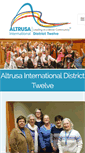 Mobile Screenshot of districttwelve.altrusa.org
