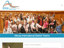 Tablet Screenshot of districttwelve.altrusa.org